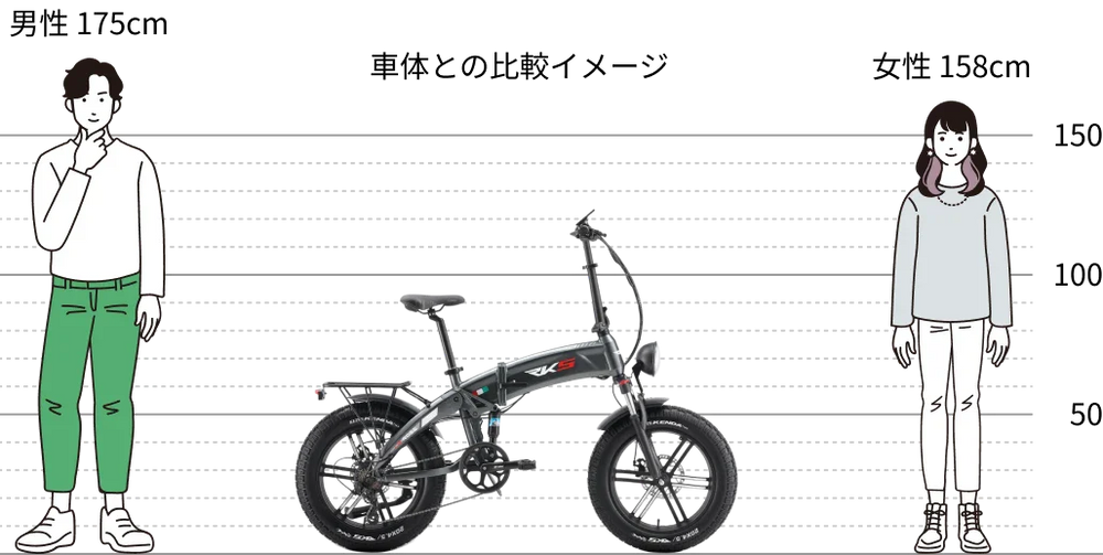 車体との比較イメージ