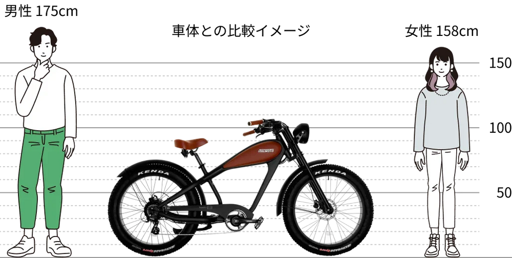 車体との比較イメージ