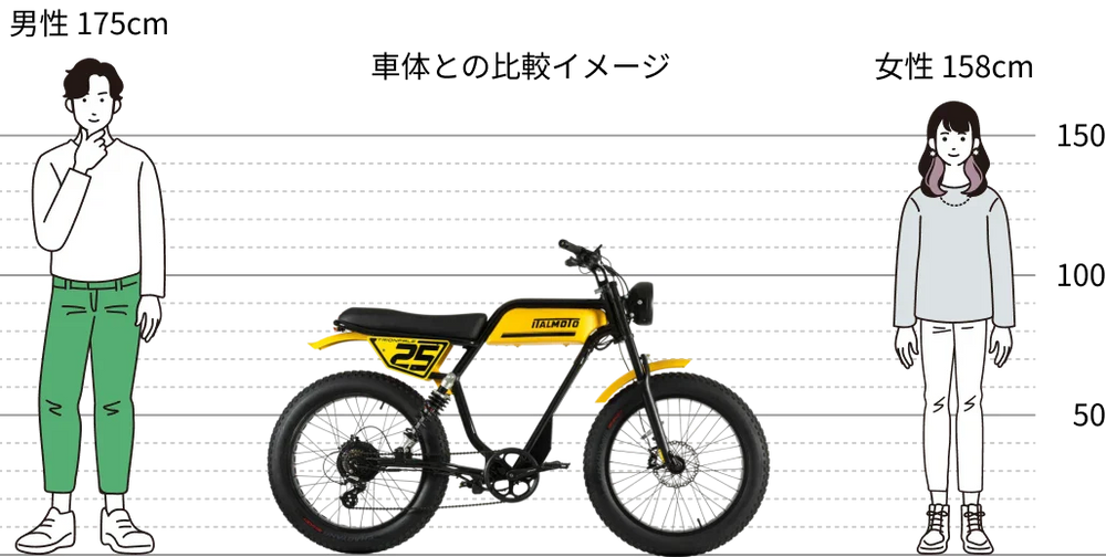 車体との比較イメージ